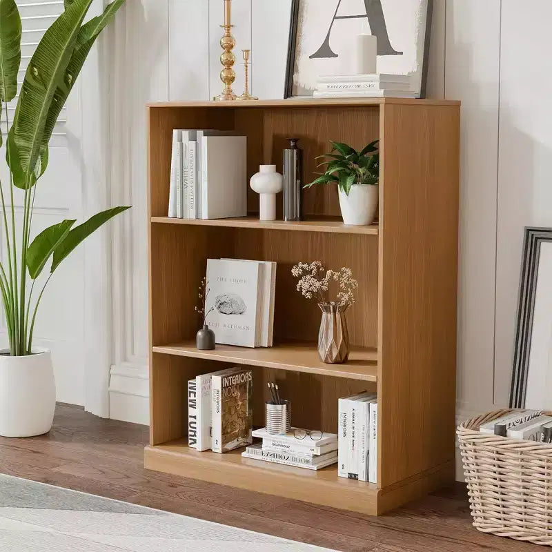 PexFix 41x31x16 Wood Accent Cabinet with Adjustable Shelf Storage Cabinet without Door Natural