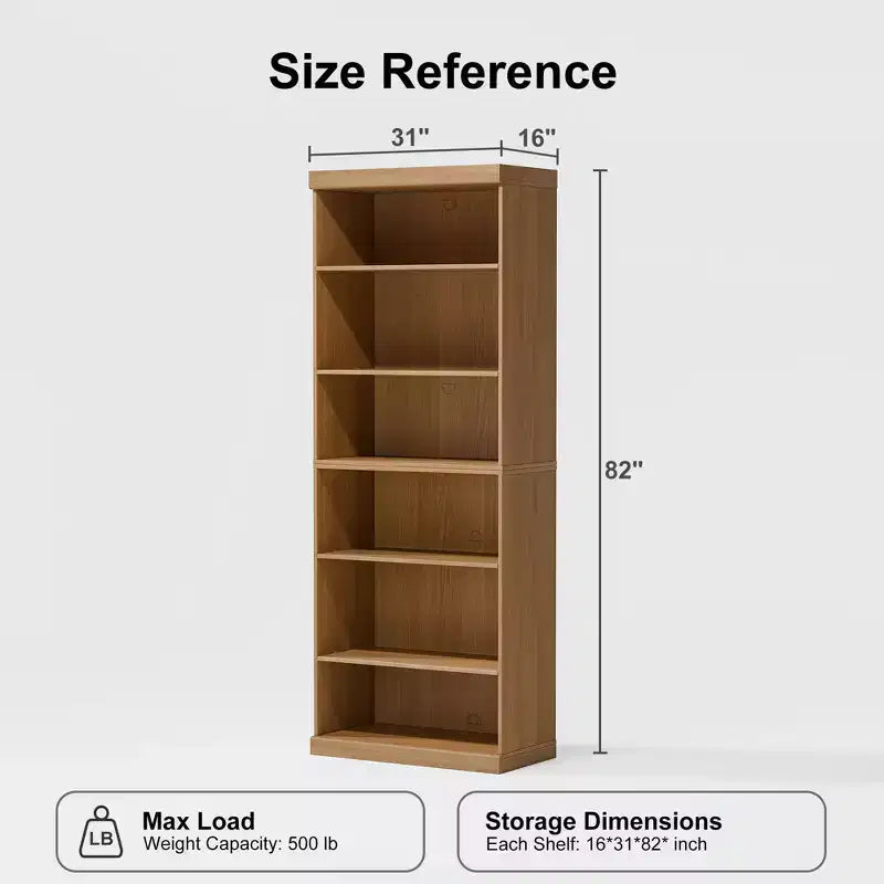 Meuble d'appoint en bois 41x31x16 avec étagère réglable sans porte, naturel