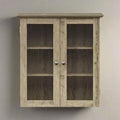 Teamson Home Connor Removable Two-Door Wall Cabinet with Adjustable Shelves, Walnut