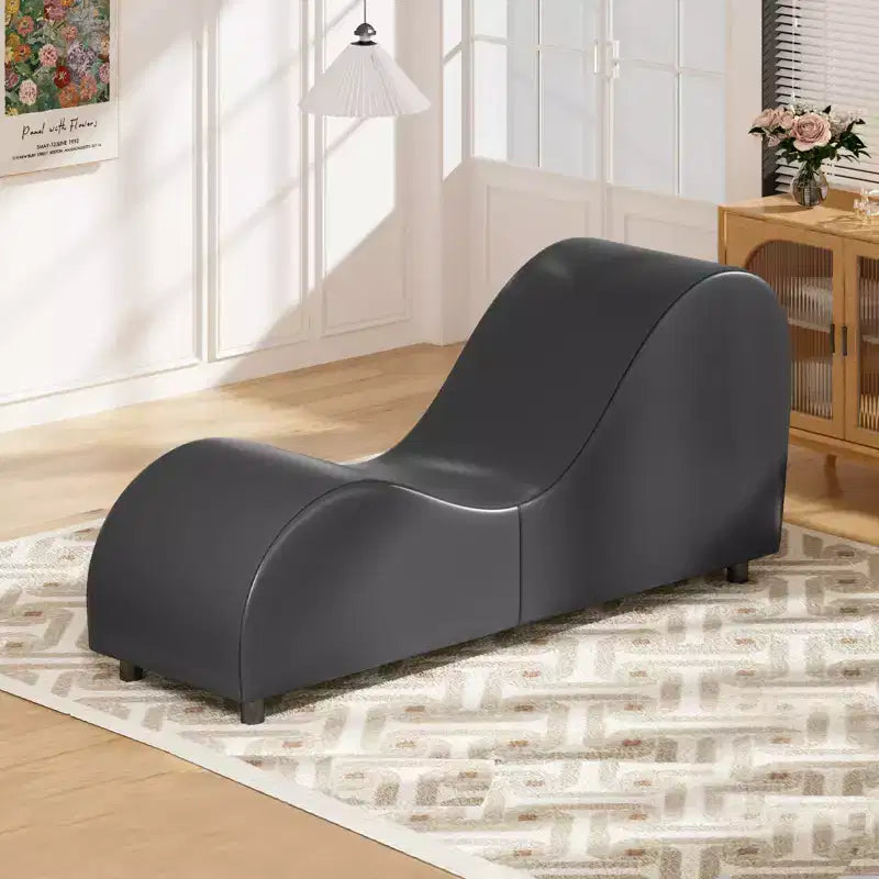 Chaise longue de yoga en velours, chaises de yoga courbées modernes pour adultes pour l'étirement, la relaxation, l'exercice