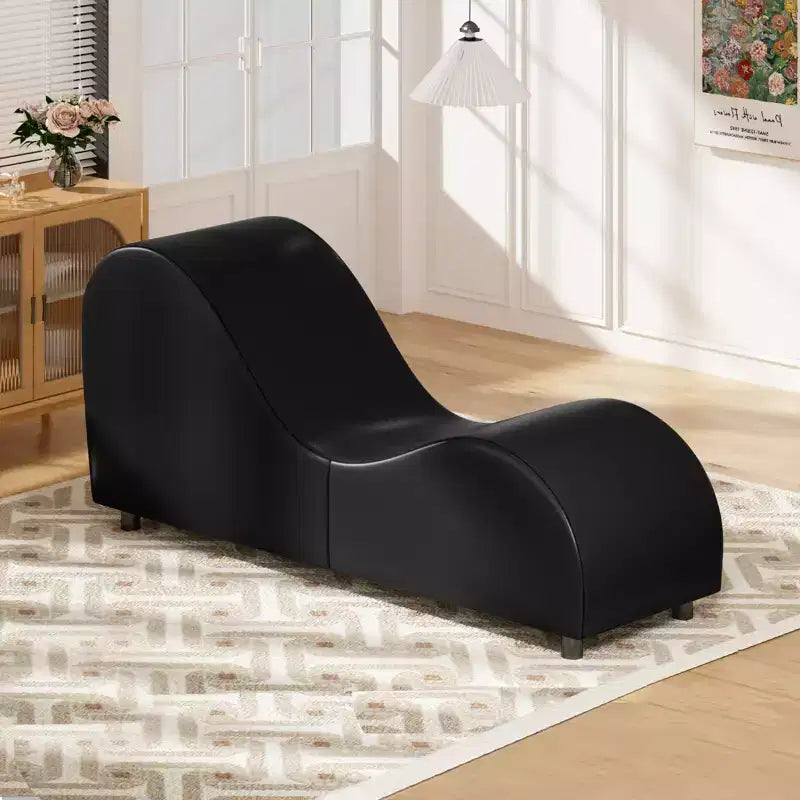 Chaise longue de yoga en velours, chaises de yoga courbées modernes pour adultes pour l'étirement, la relaxation, l'exercice