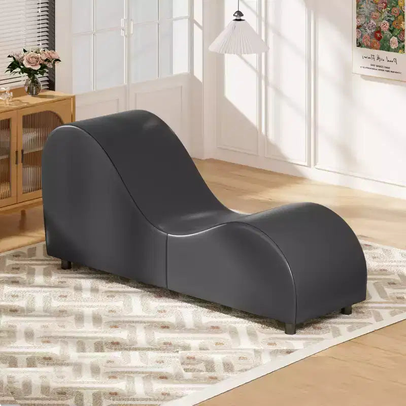 Chaise longue de yoga en velours, chaises de yoga courbées modernes pour adultes pour l'étirement, la relaxation, l'exercice