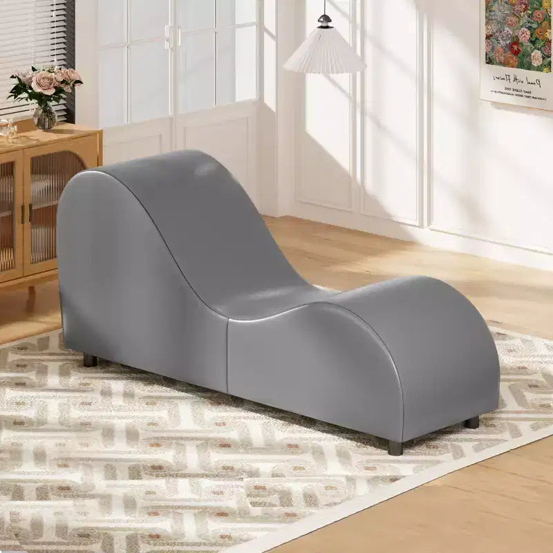 Chaise longue de yoga en velours, chaises de yoga courbées modernes pour adultes pour l'étirement, la relaxation, l'exercice