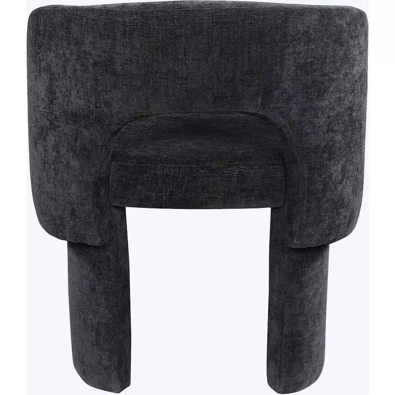 Chaise de salle à manger/chaise d'appoint en tissu chenille Emmet