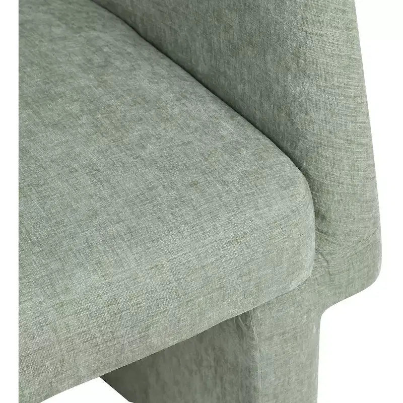 Chaise de salle à manger/chaise d'appoint en tissu chenille Emmet