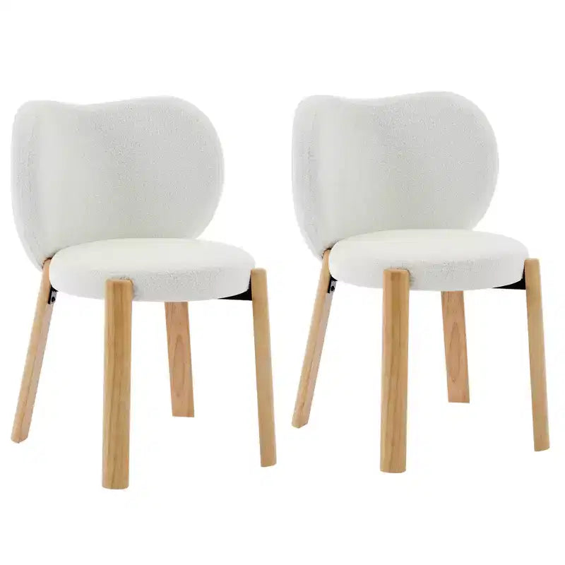 Fauteuil de coiffeuse en tissu Teddy pelucheux, jolies chaises de bureau avec dossier, chaise d'appoint roulante rembourrée pour salon/salle de maquillage/chambre à coucher