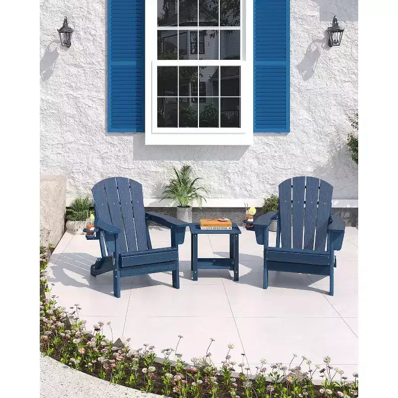 Chaise de patio extérieure, capacité de 172 kg, assise confortable, pliable, pour terrasse, pelouse, jardin