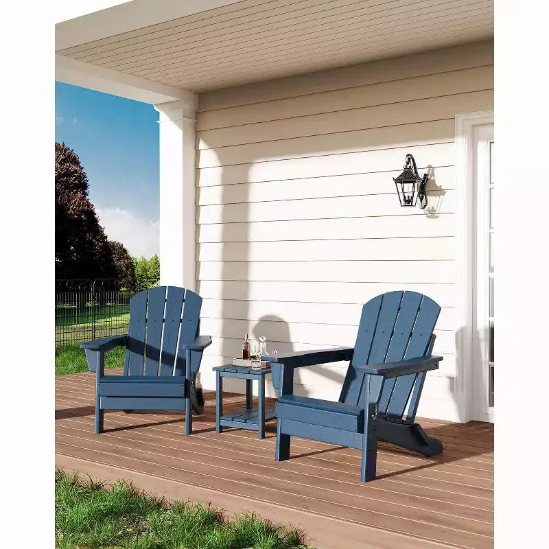 Chaise de patio extérieure, capacité de 172 kg, assise confortable, pliable, pour terrasse, pelouse, jardin