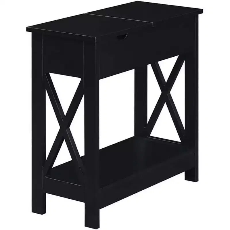Table d'appoint rectangulaire en bois (1 pièce)