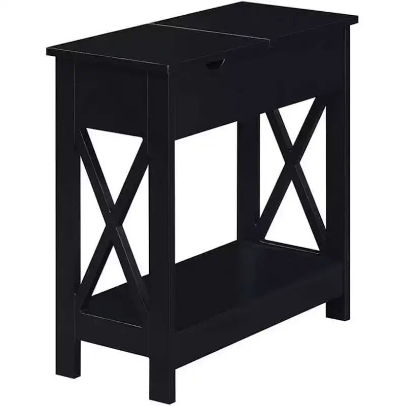 Table d'appoint rectangulaire en bois (1 pièce)