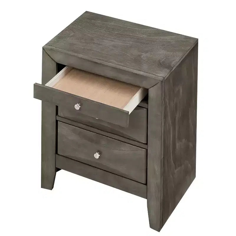 Table de chevet rectangulaire en bois de cerisier pour salon et chambre à coucher