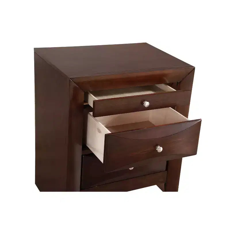 Table de chevet rectangulaire en bois de cerisier pour salon et chambre à coucher