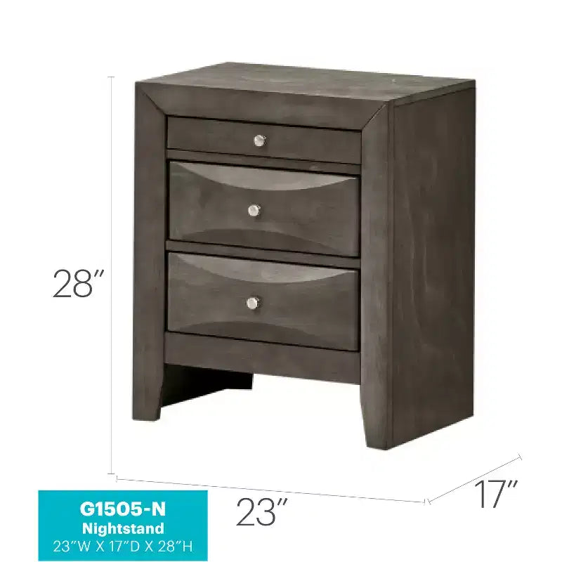 Table de chevet rectangulaire en bois de cerisier pour salon et chambre à coucher