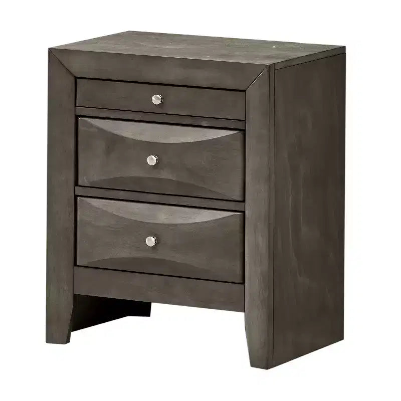 Table de chevet rectangulaire en bois de cerisier pour salon et chambre à coucher