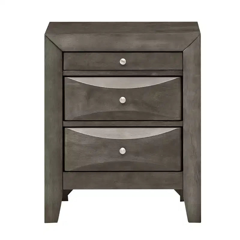 Table de chevet rectangulaire en bois de cerisier pour salon et chambre à coucher