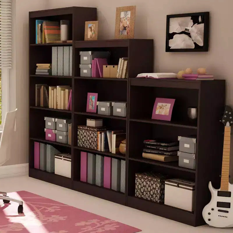 Bibliothèque décorative à 5 étagères de 174,6 cm