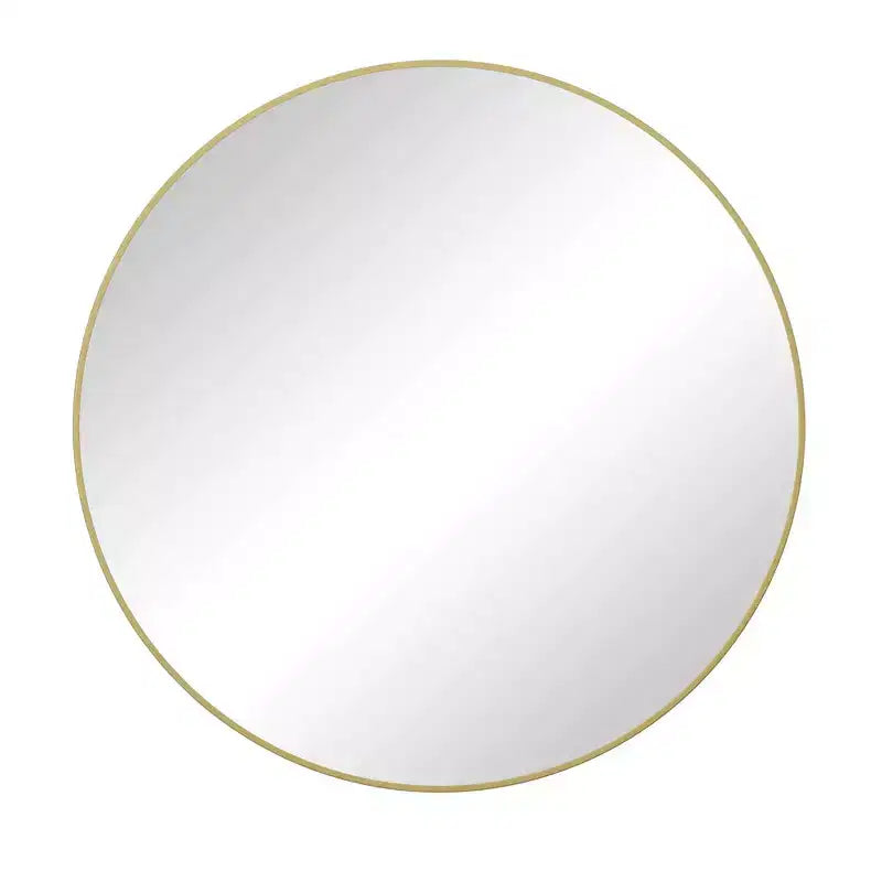 Miroir mural, 39 pouces/42 pouces circulaire, décor de maison, miroir encadré en métal style ferme, miroirs de courtoisie ronds
